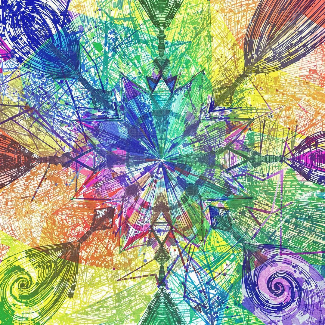 "Vibrant Kaleidoscope Burst"
