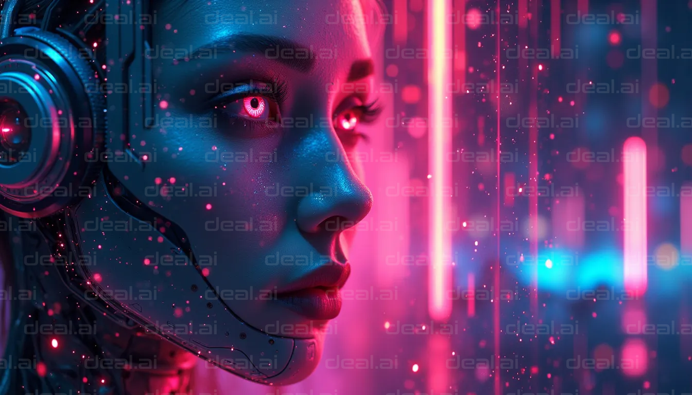 "Neon Cybernetic Vision"