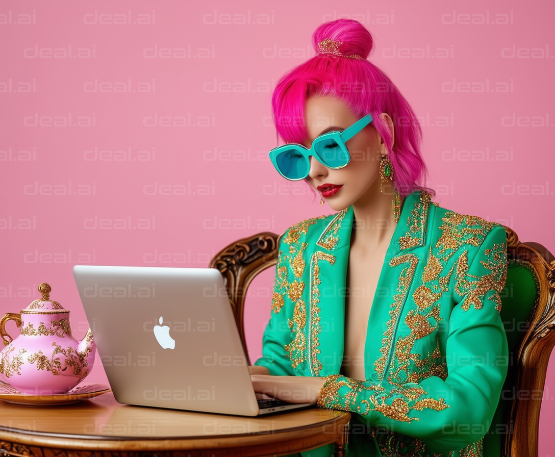 Glamorous Work-from-Home Style