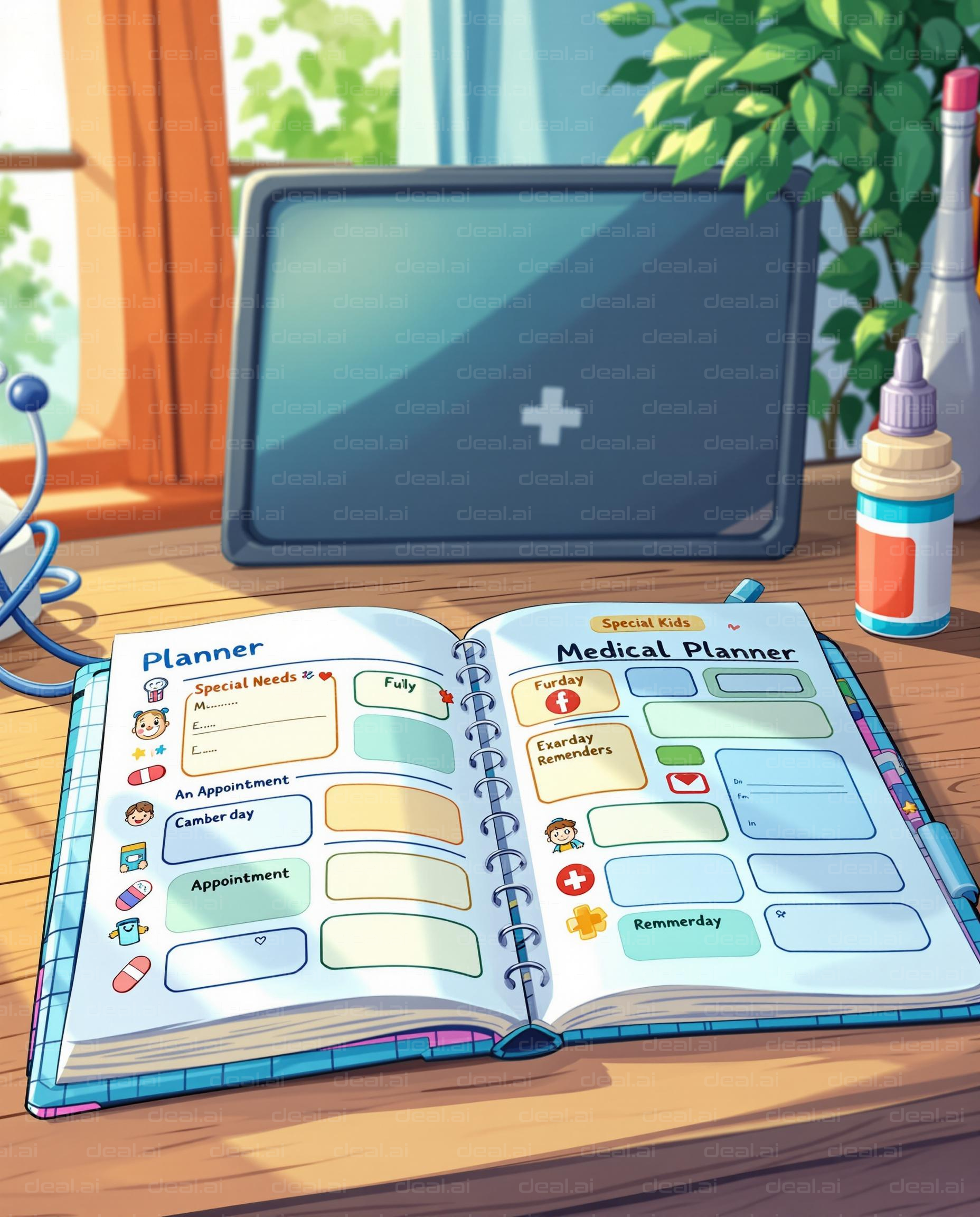 "Colorful Medical Planner"
