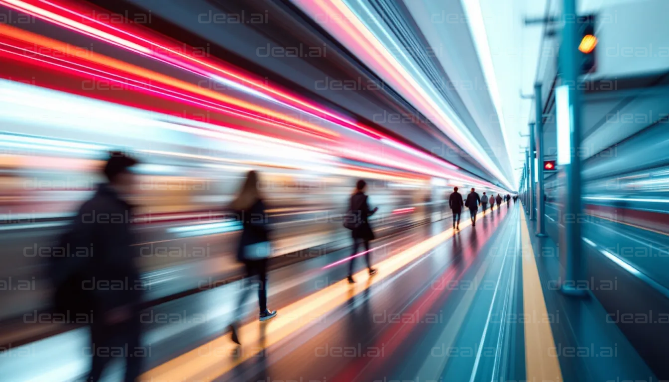 Rush Hour in Motion Blurs