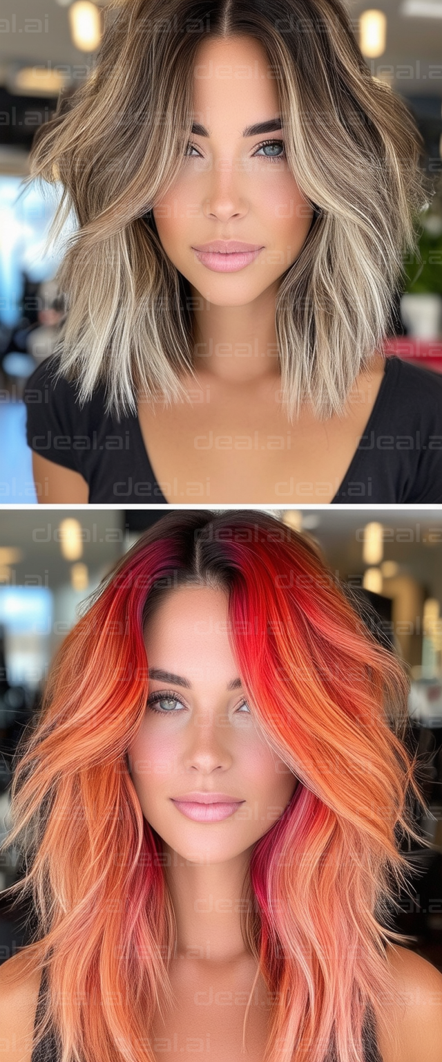 "Fabulous Hair Transformations: Blonde to Red"