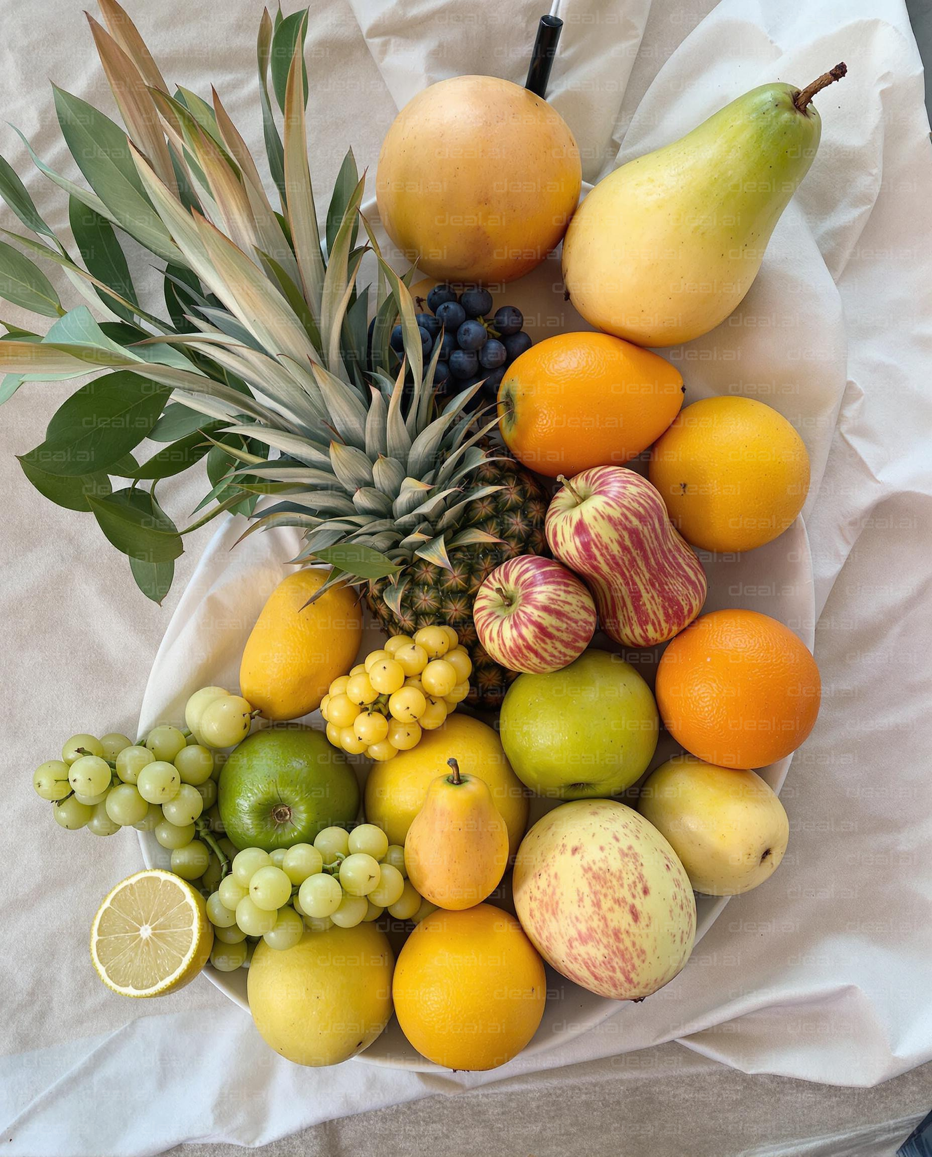 Colorful Fruit Medley Display