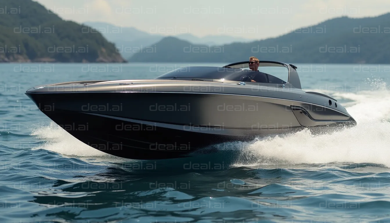 Speedboat on Crystal Waters