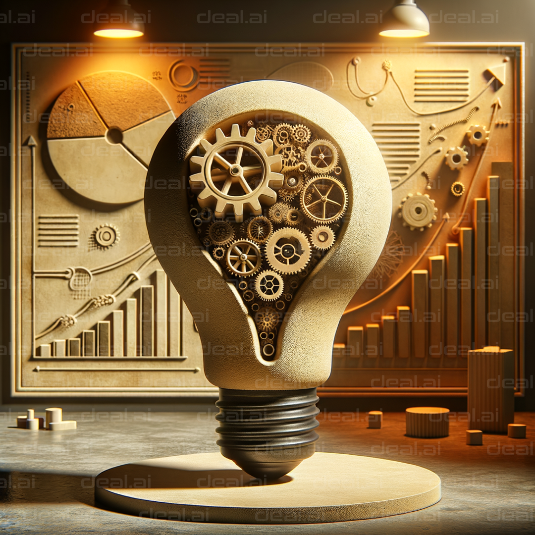 "Lightbulb of Gears: Innovation & Growth"