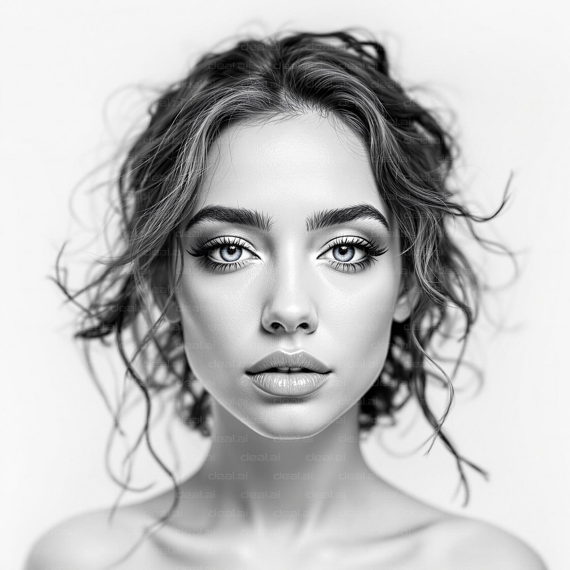 Striking Monochrome Portrait