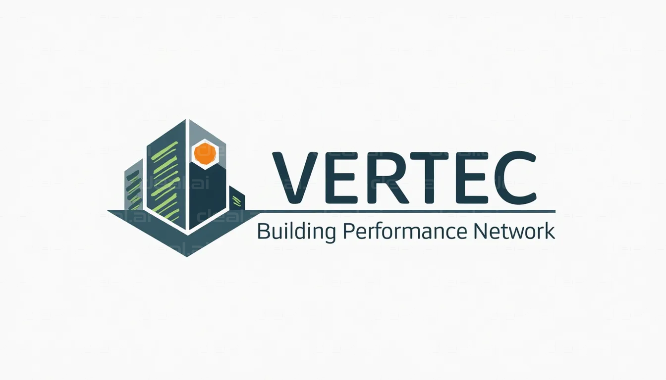 "Vertec Logo: Building Performance"
