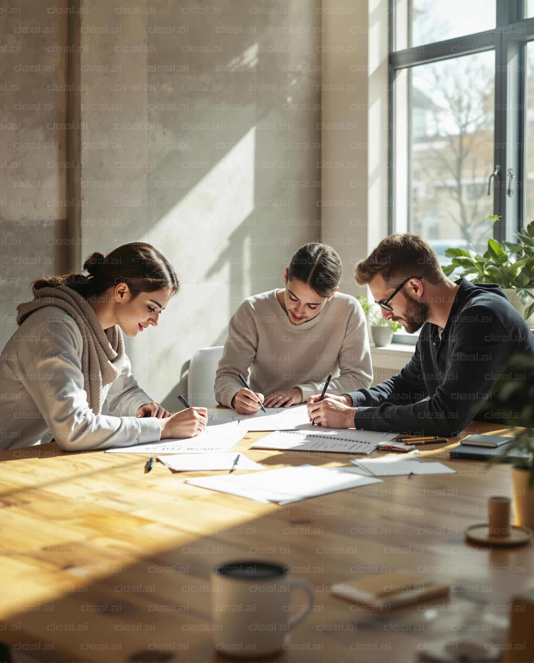 "Team Collaboration at Work"