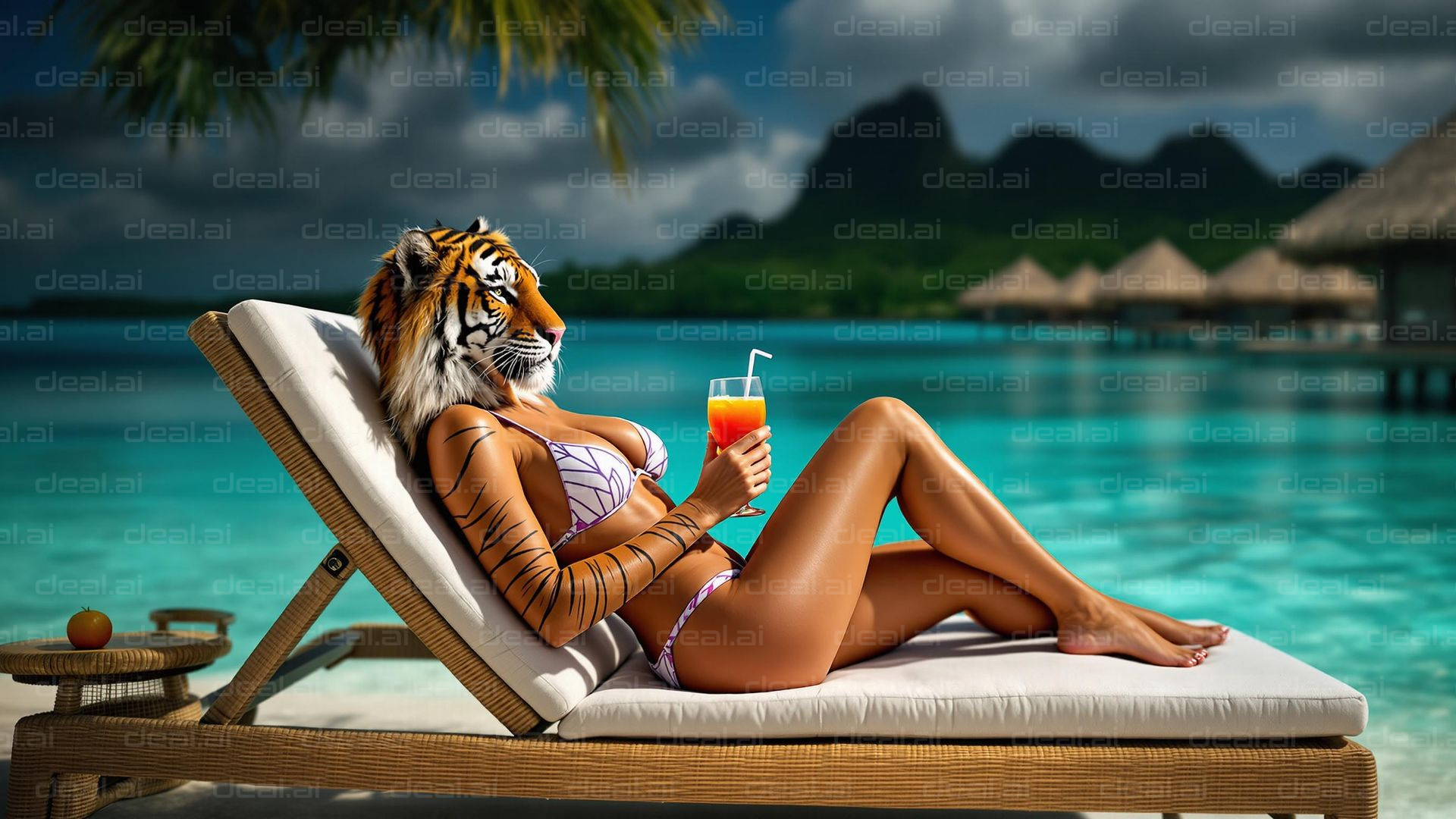 "Tiger by the Lagoon"