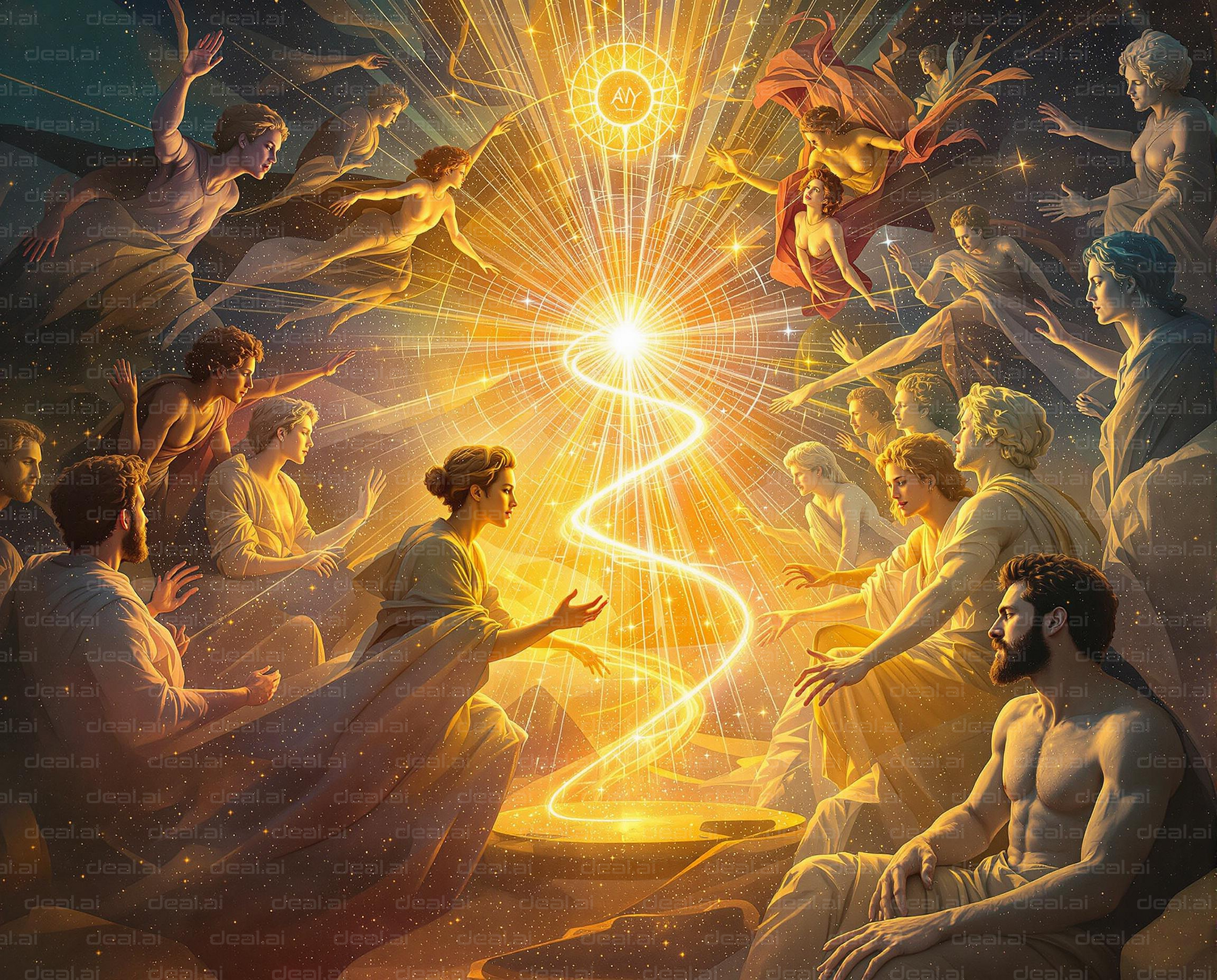 Celestial Gathering of Angels