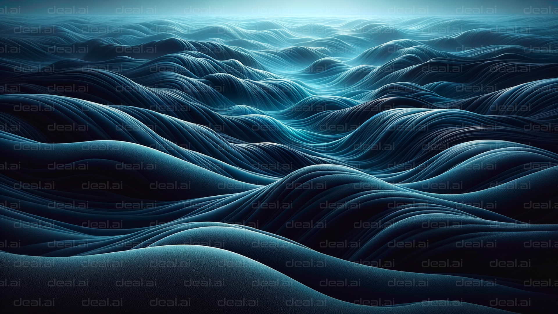 "Surreal Ocean Waves"