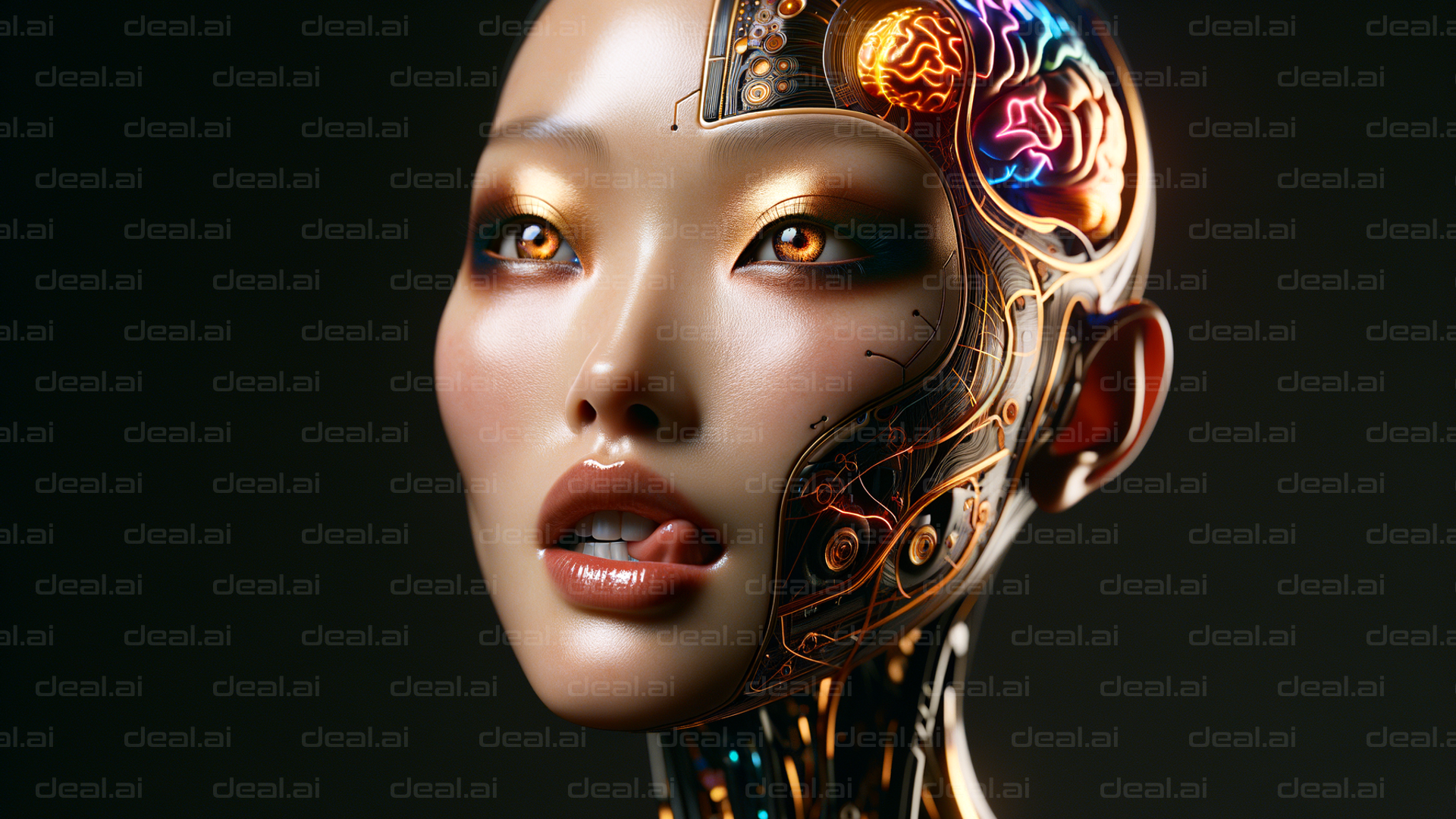 Futuristic Cyborg Portrait