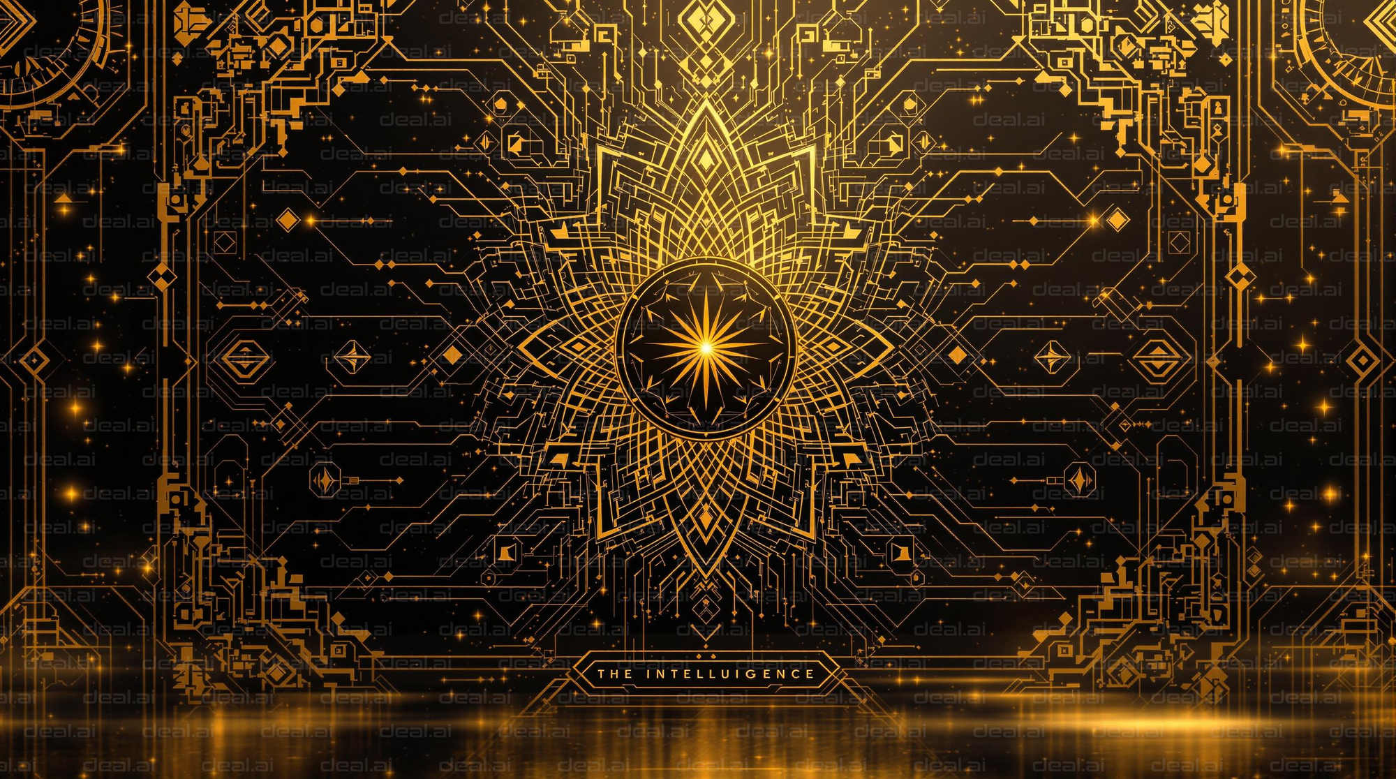 "Golden Circuitry Design"