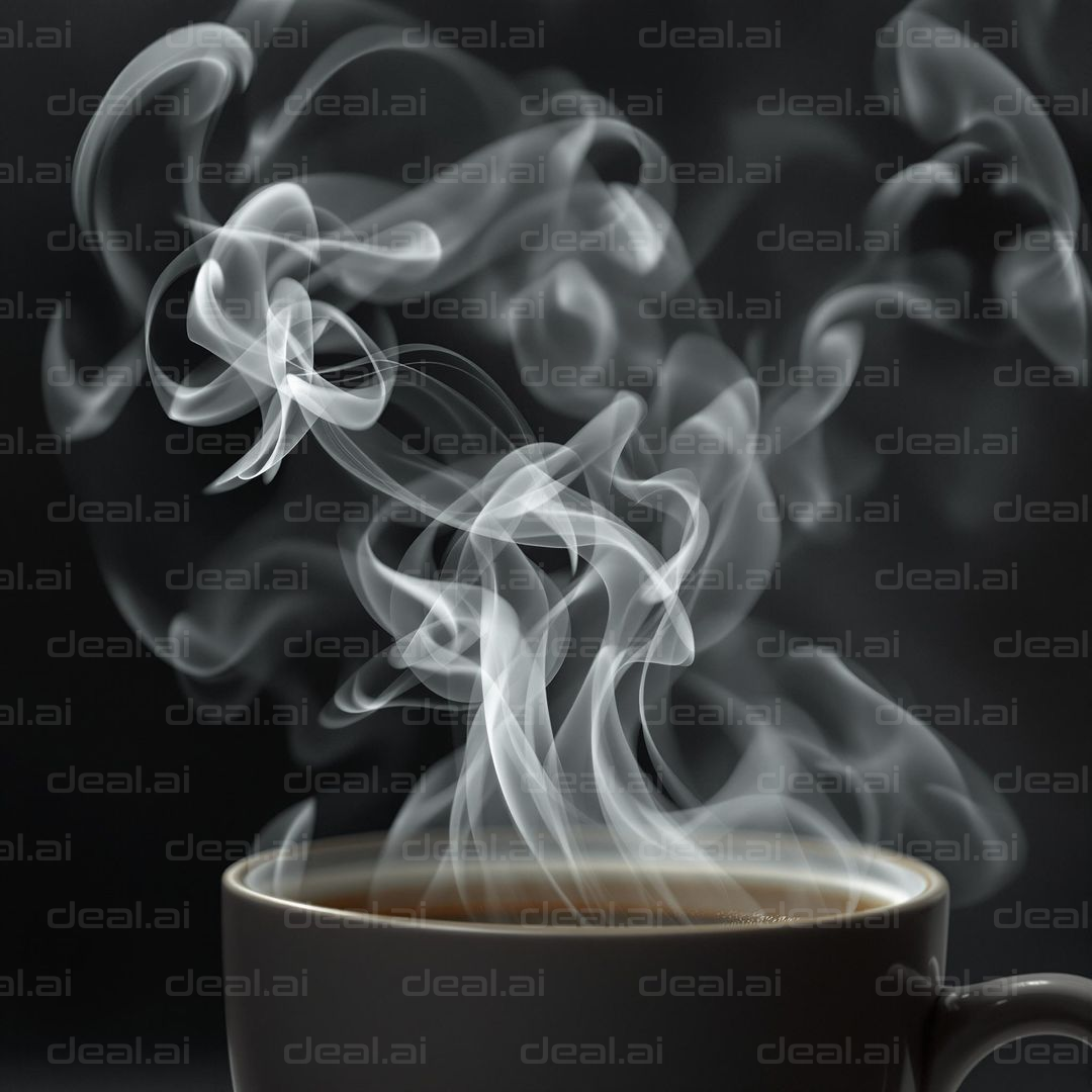 Steaming Cup of Coffee Magic