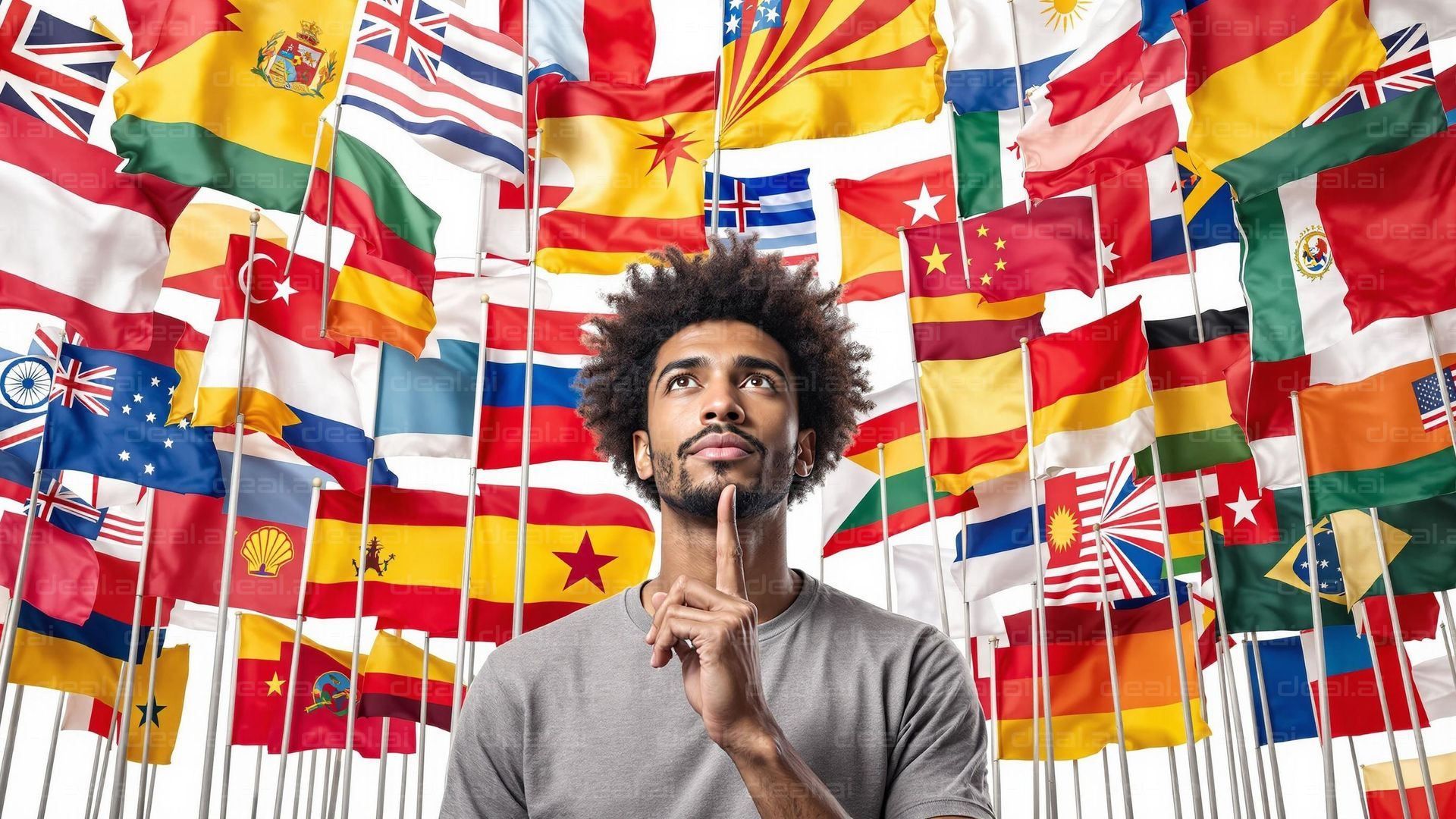 "Diverse Flags, Global Reflections"