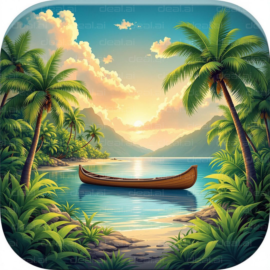 Tropical Sunset Serenity