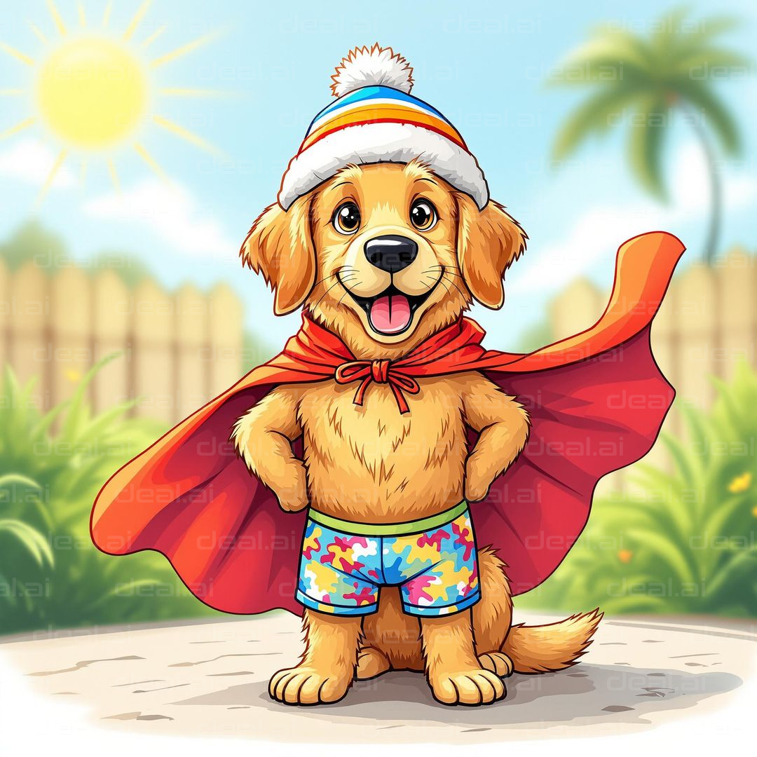 Super Pup in the Sunshine!