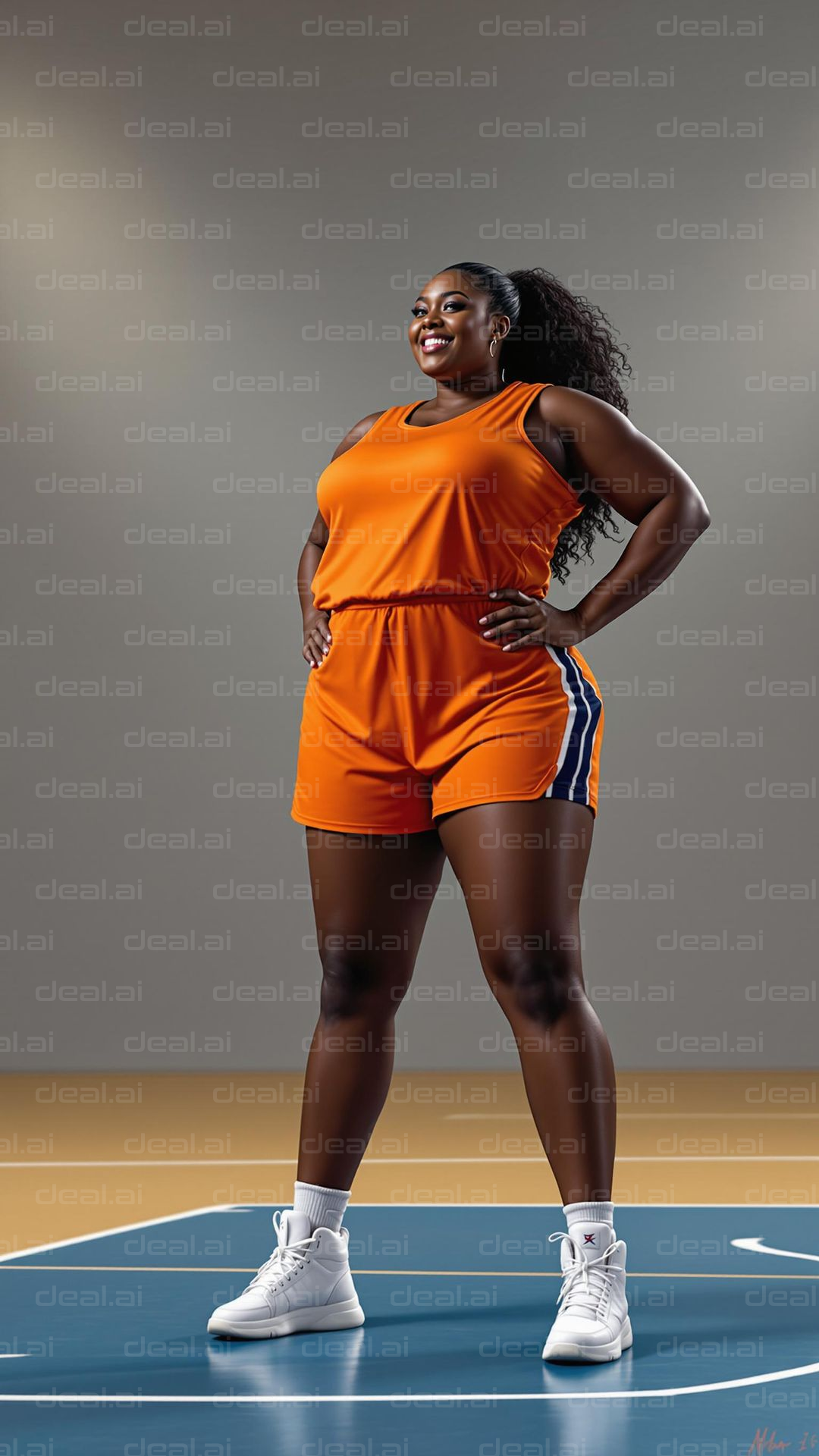 Confident on the Court