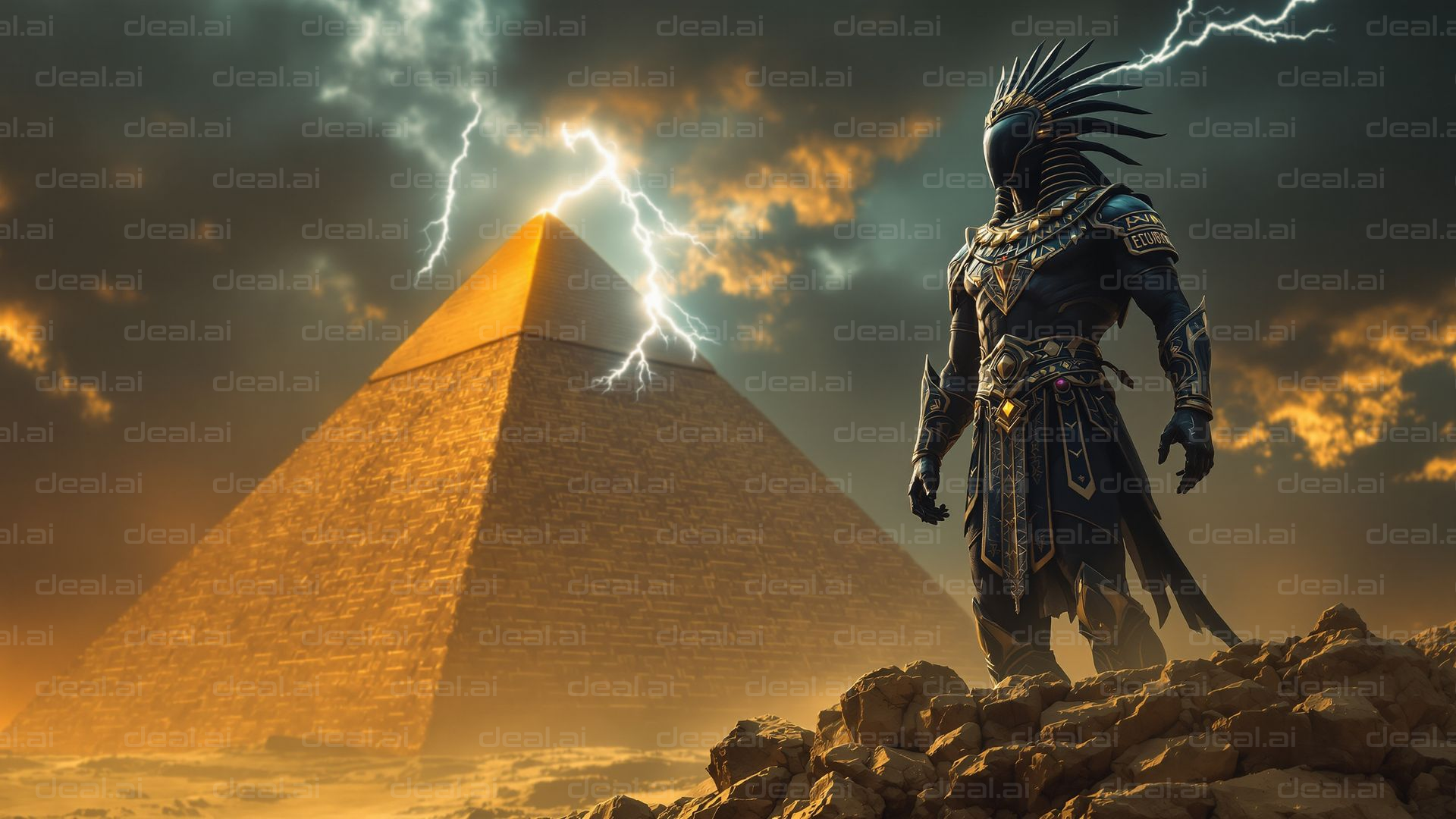 "Guardian of the Ancient Pyramid"