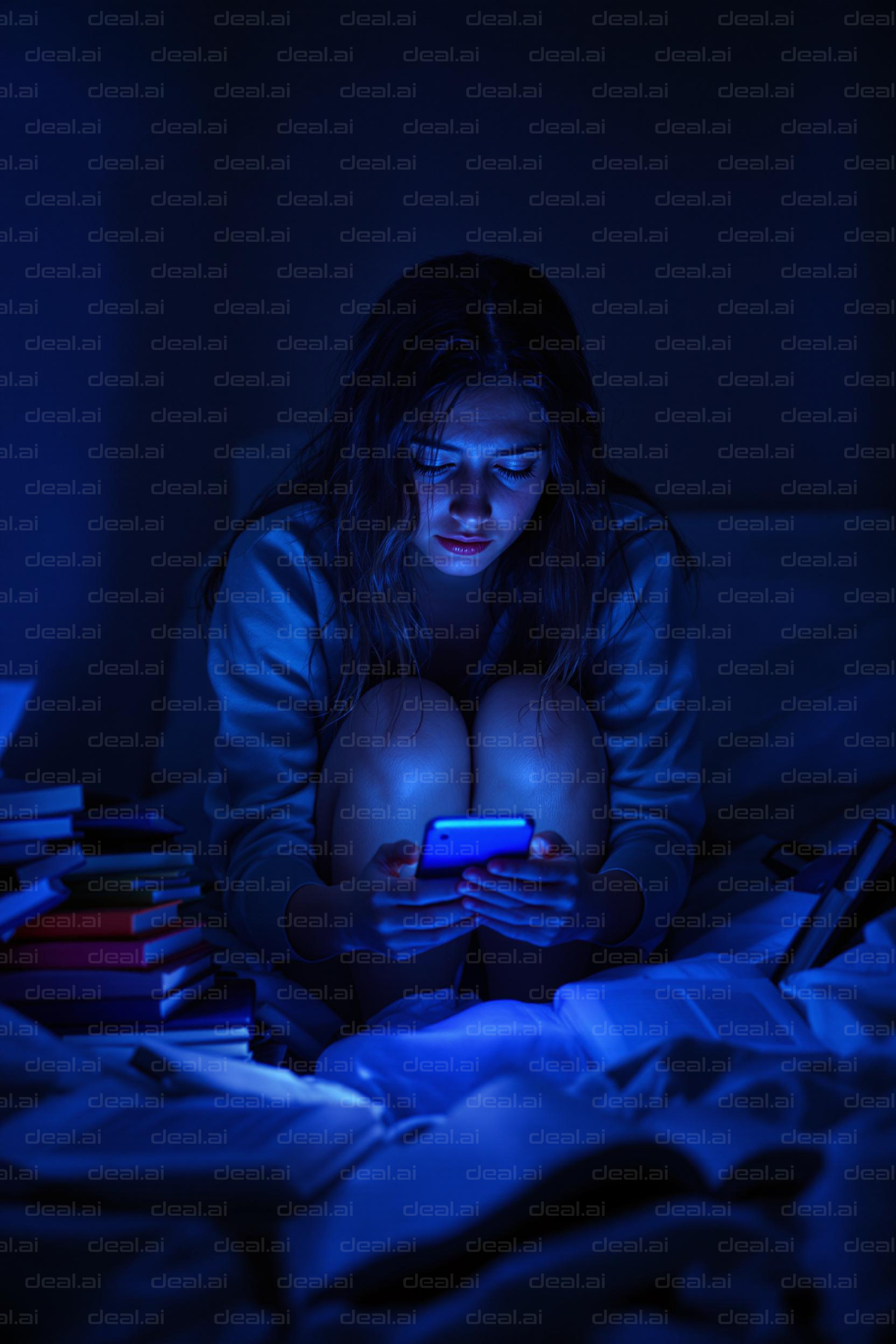 Nighttime Smartphone Glow