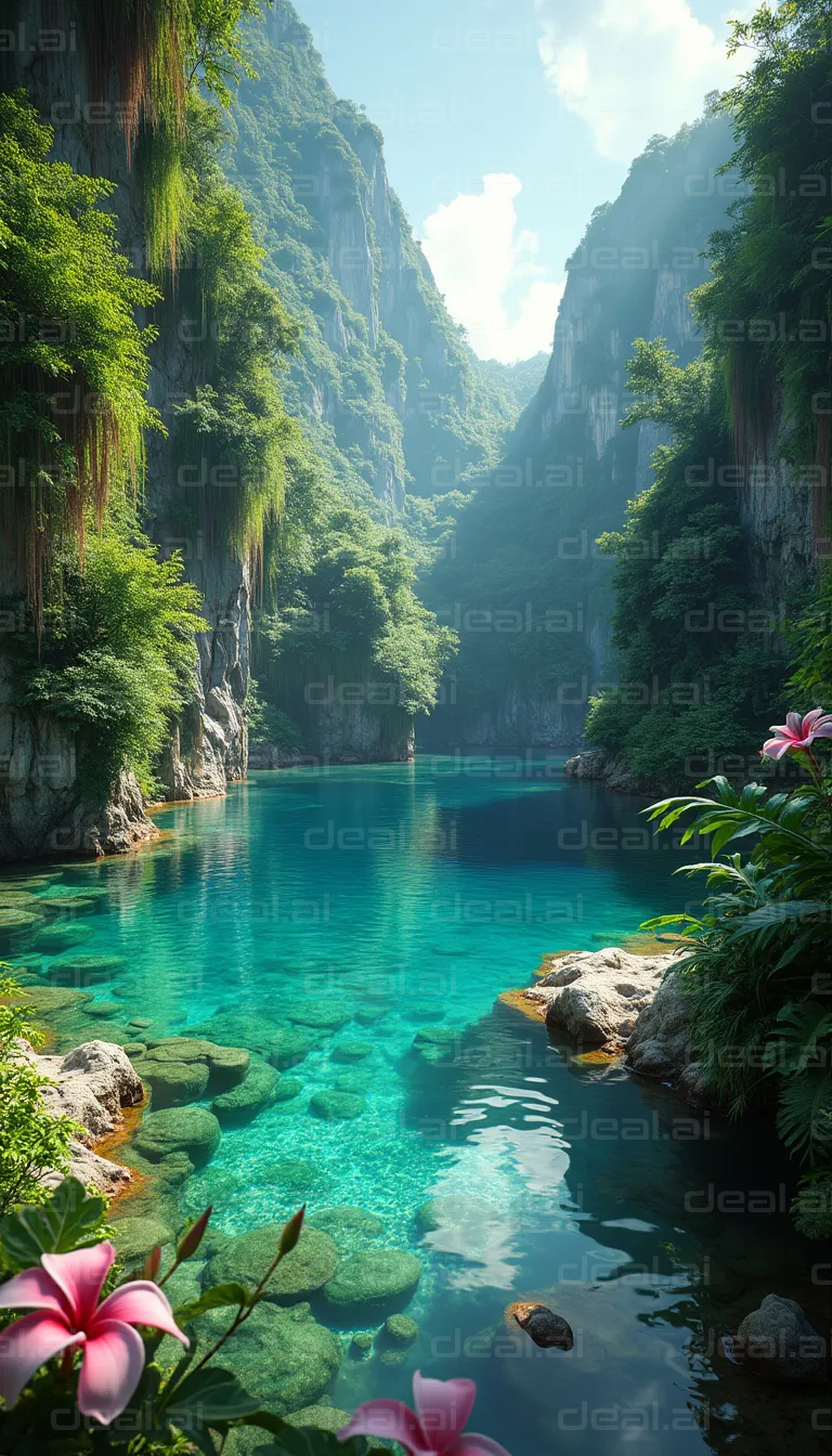 "Tropical Paradise: Clear Waters"