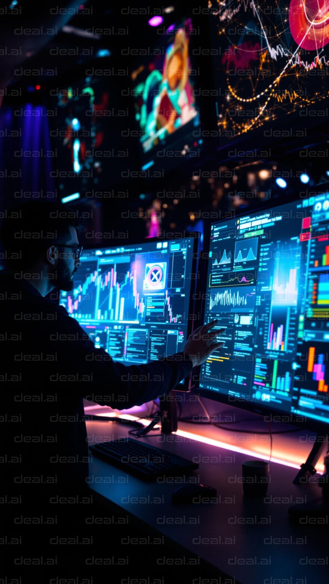 Analyzing Market Trends at Night
