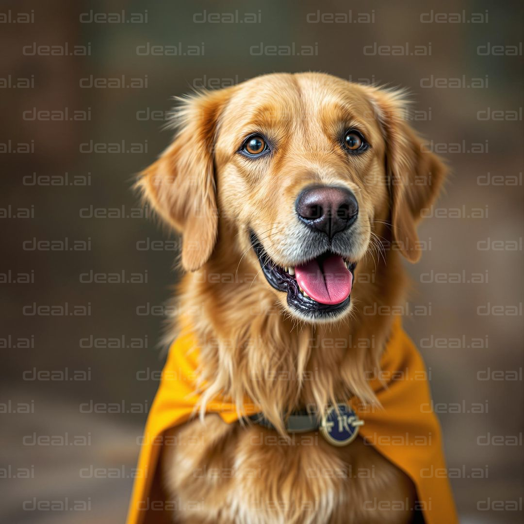 "Golden Hero in a Yellow Cape"
