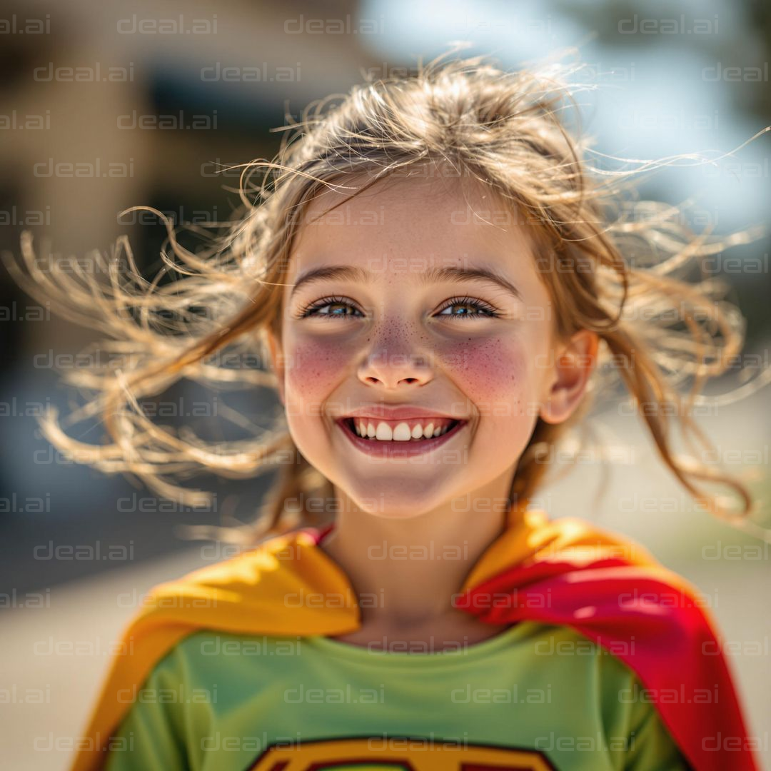 Superhero Smile in the Sunlight