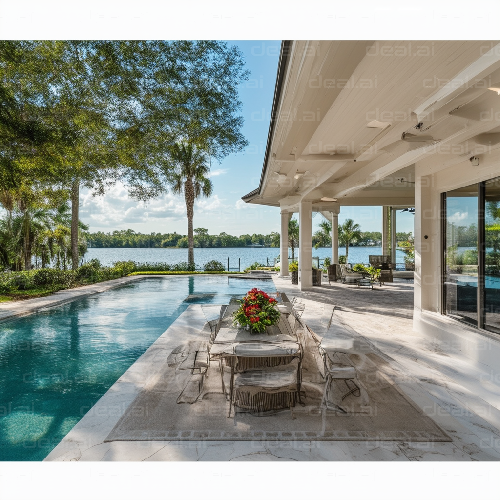 Lakeside Pool and Patio Retreat