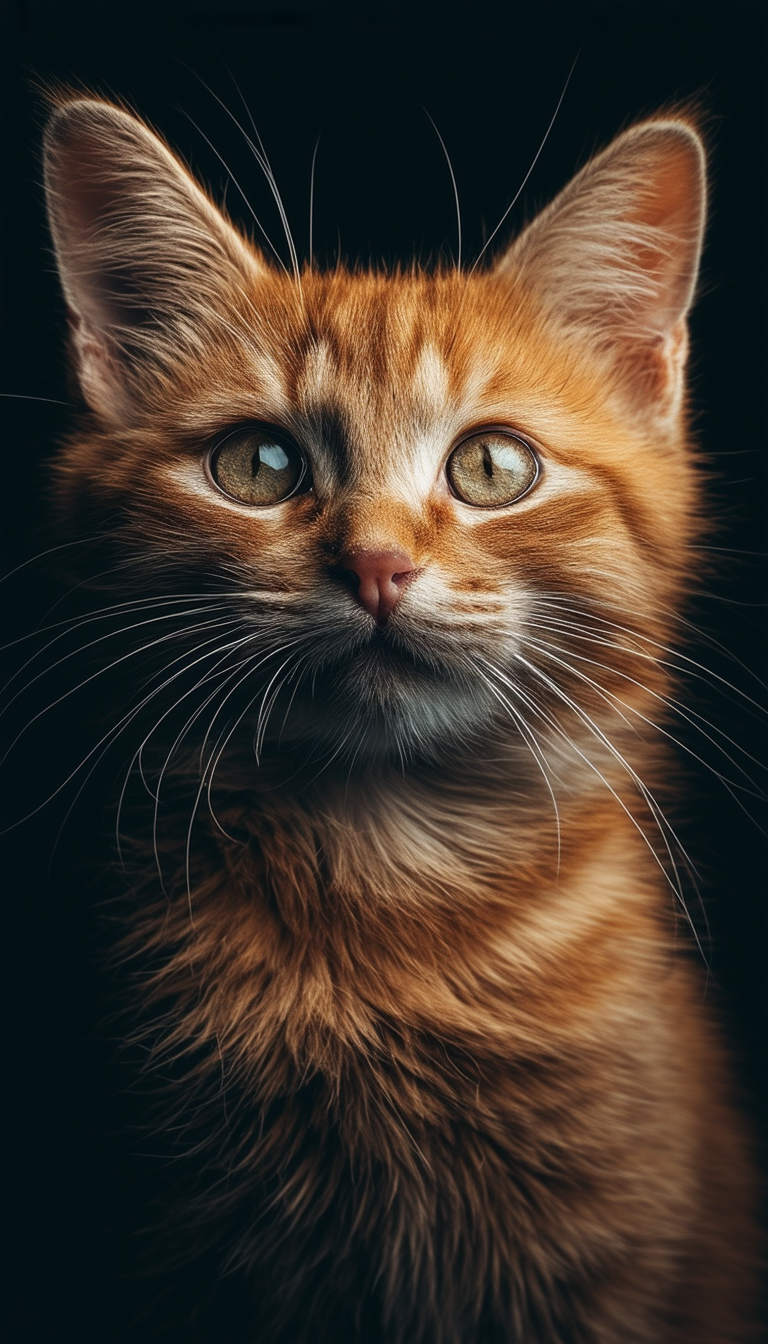 "Portrait of a Ginger Kitten"