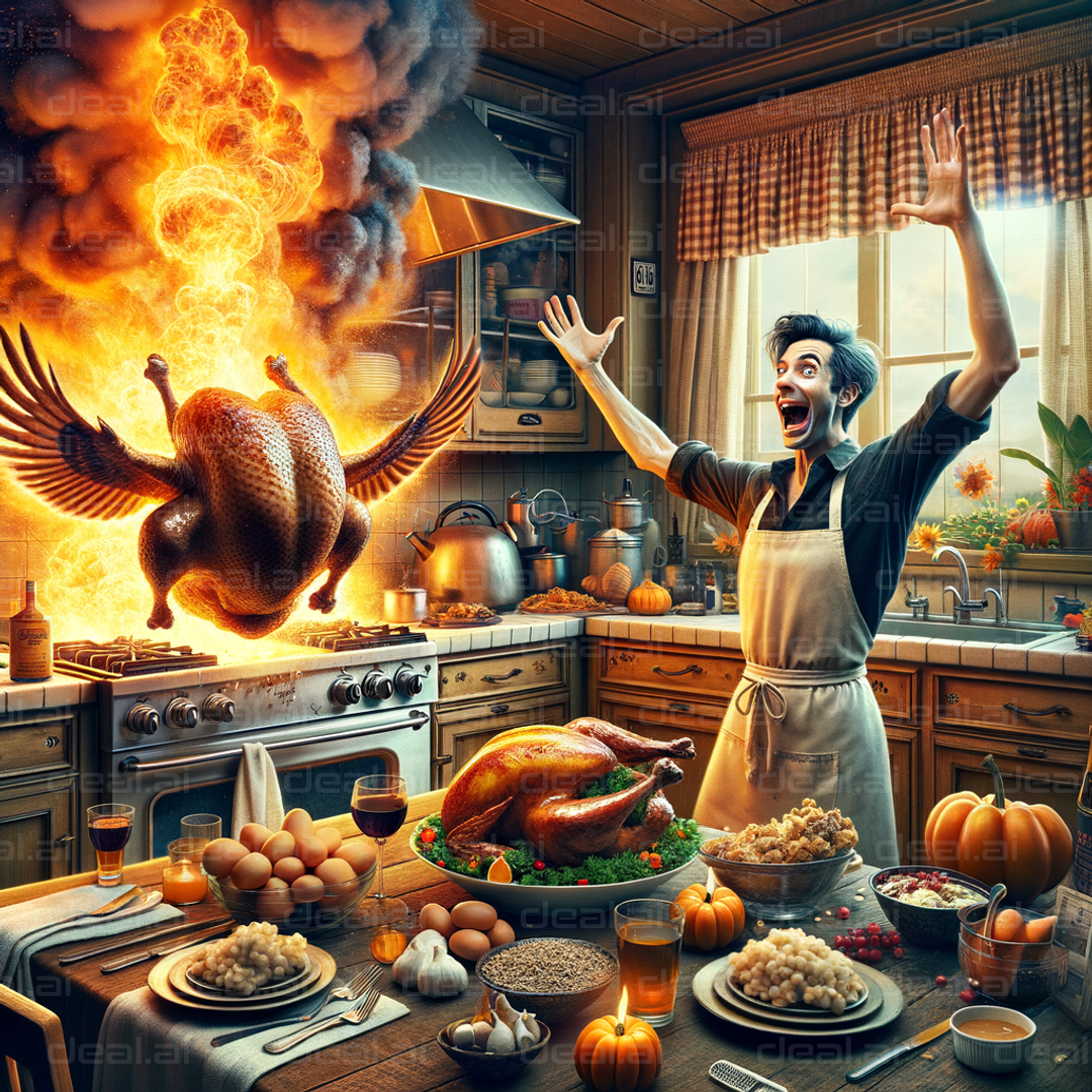 Thanksgiving Turkey Explosion!