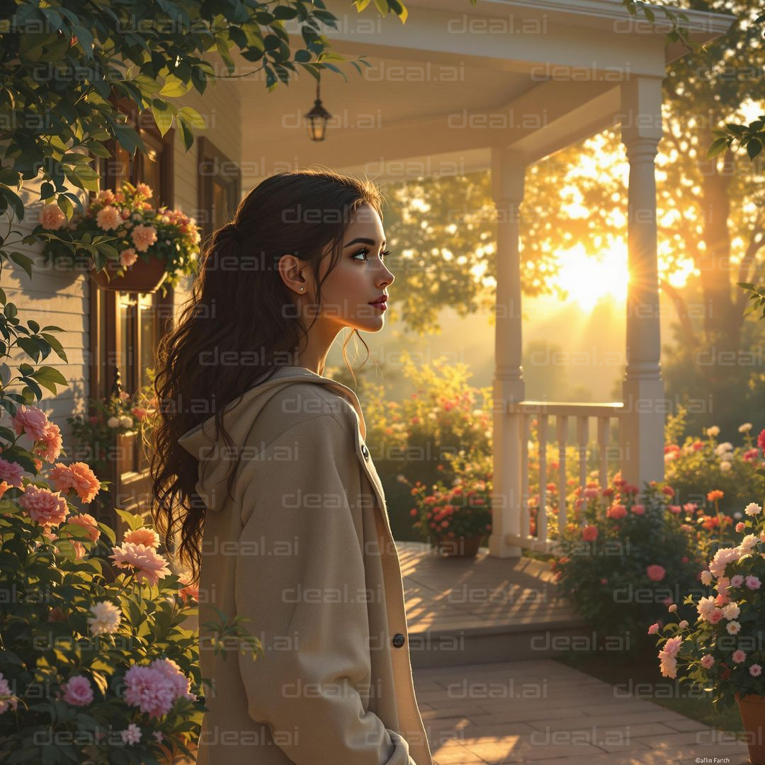 "Morning Serenity on the Porch"