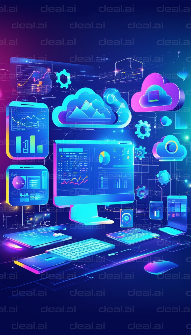 "Digital Cloud Technology Interface"