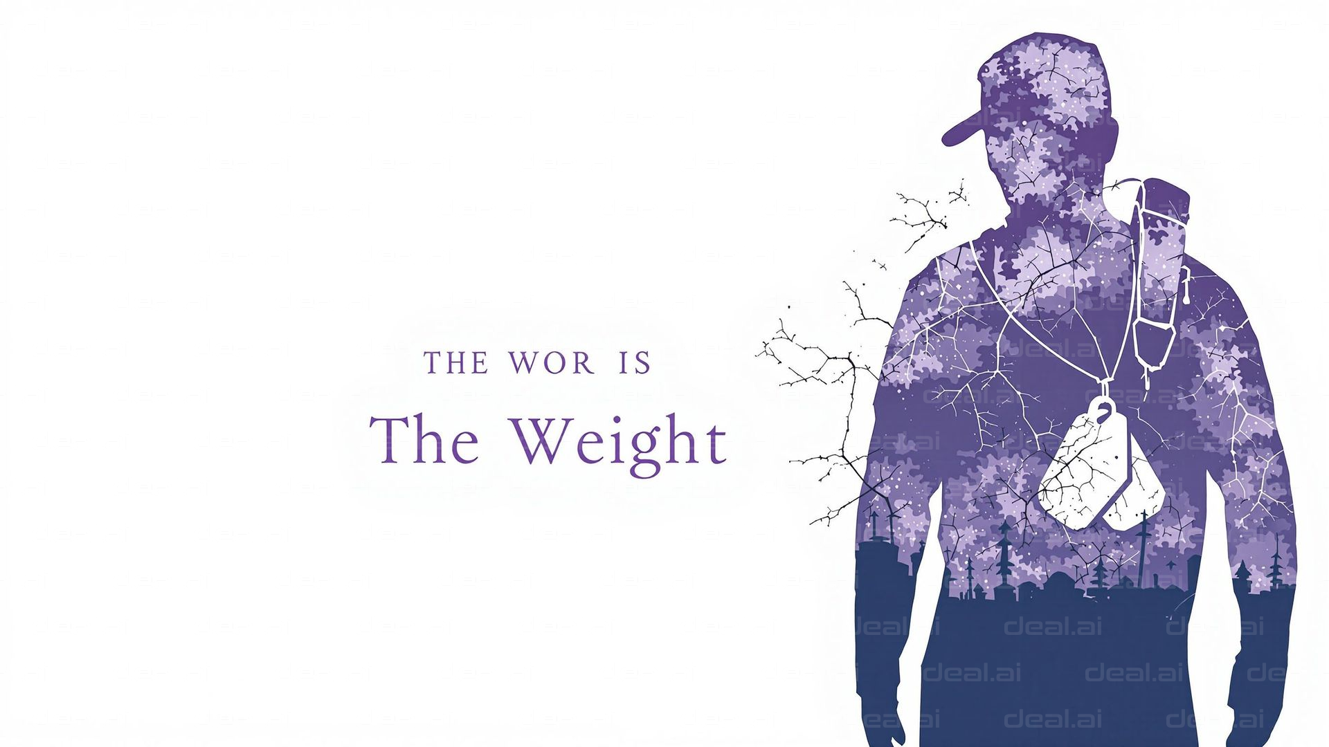"Camouflage Silhouette: The Weight"