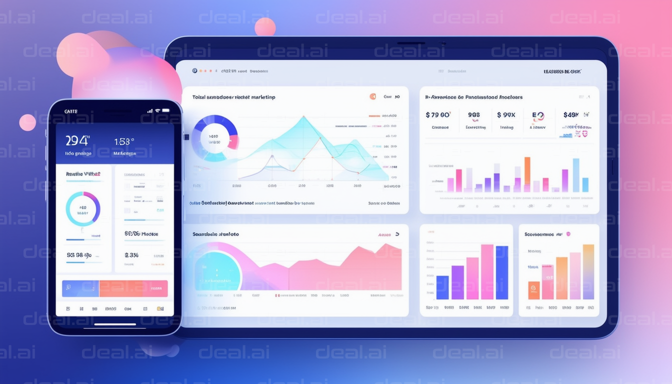 Mobile and Desktop Data Analytics Dashboard