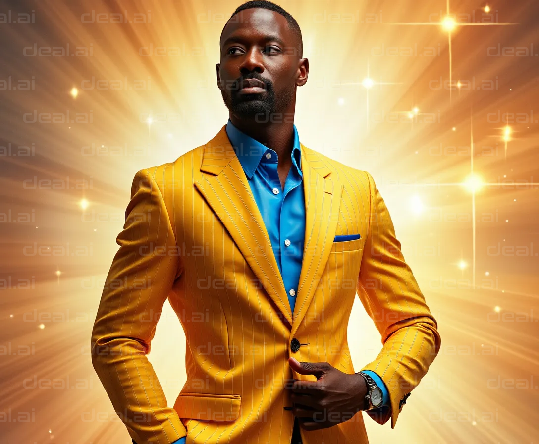 Bold Style in Yellow Suit