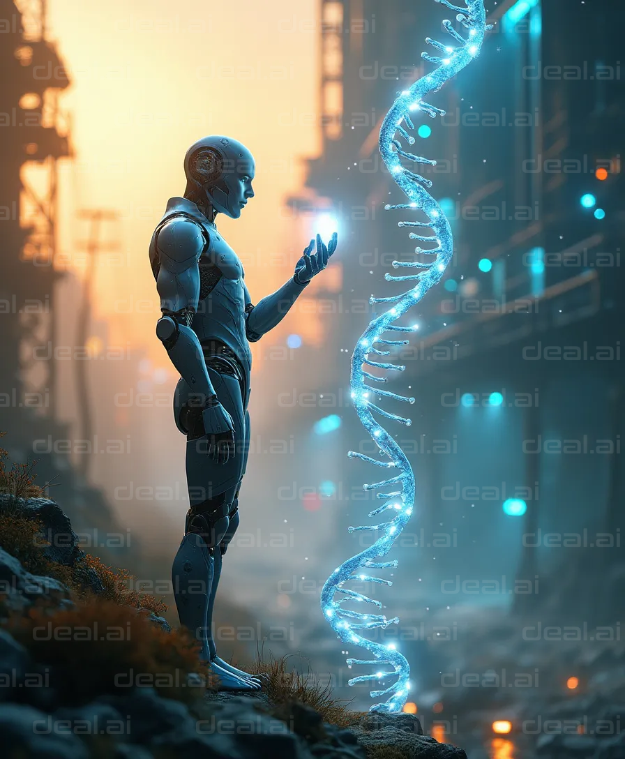"Futuristic Robot Studies DNA"