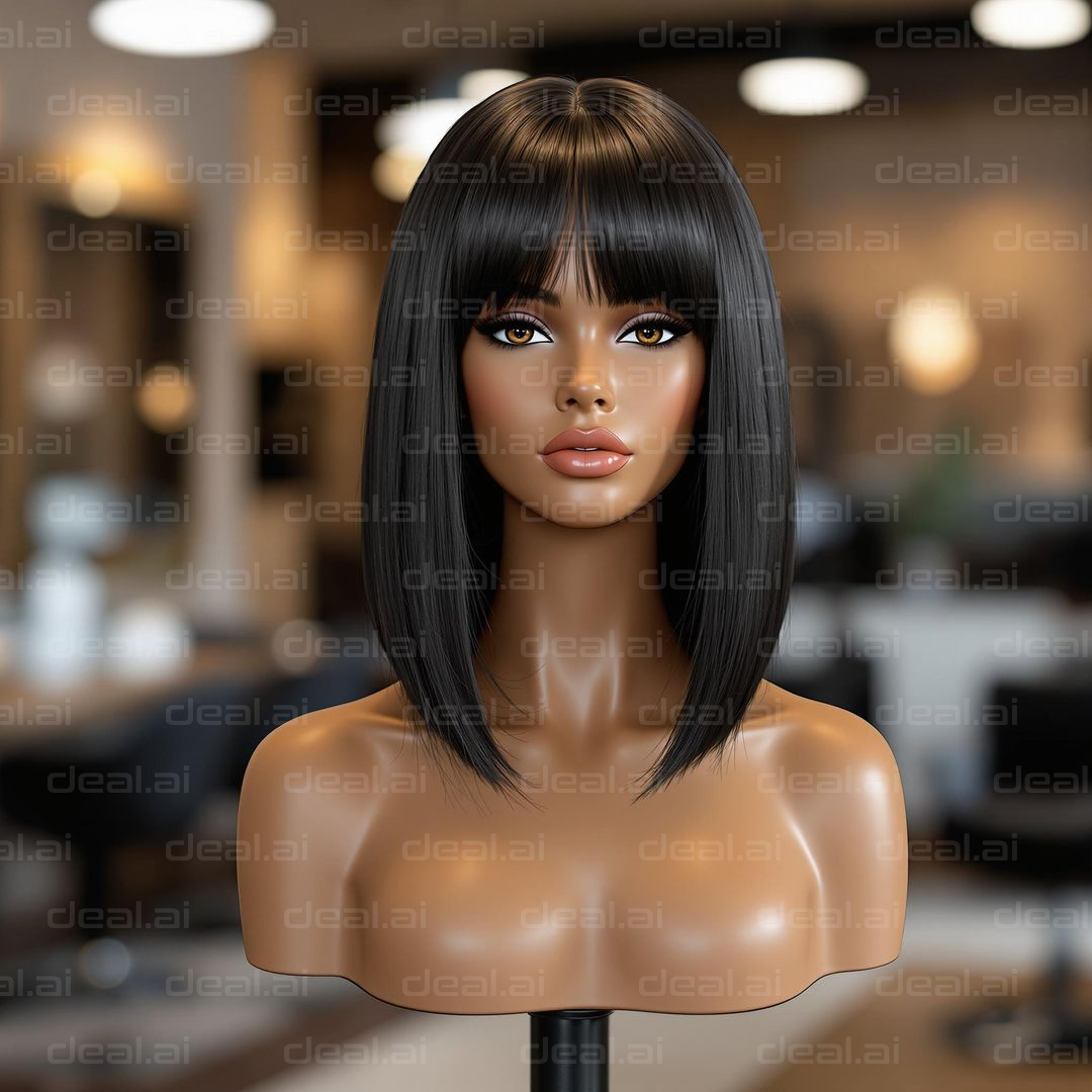 Elegant Salon Mannequin Display