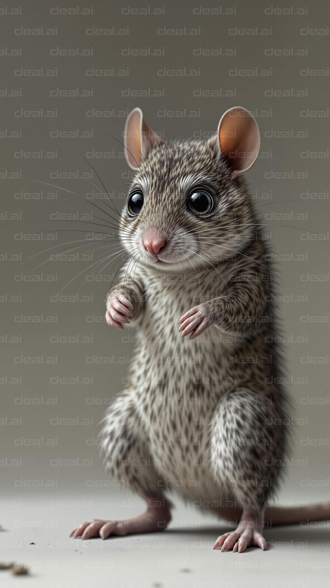 Curious Little Mouse Portrait