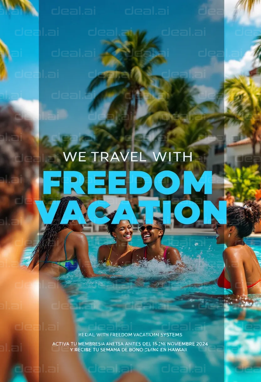 "Poolside Fun with Freedom Vacation"