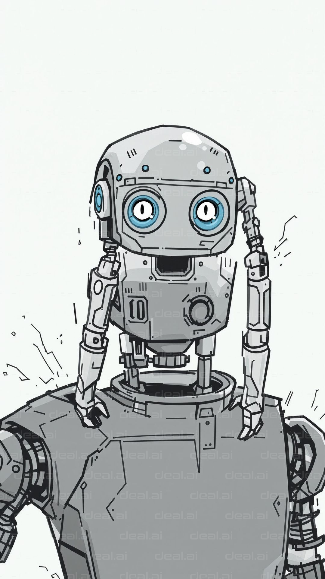 Curious Robot Sketch