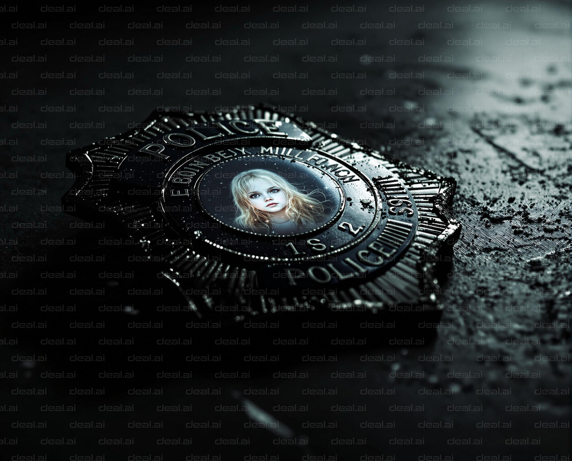 "Badge with Mysterious Portrait"