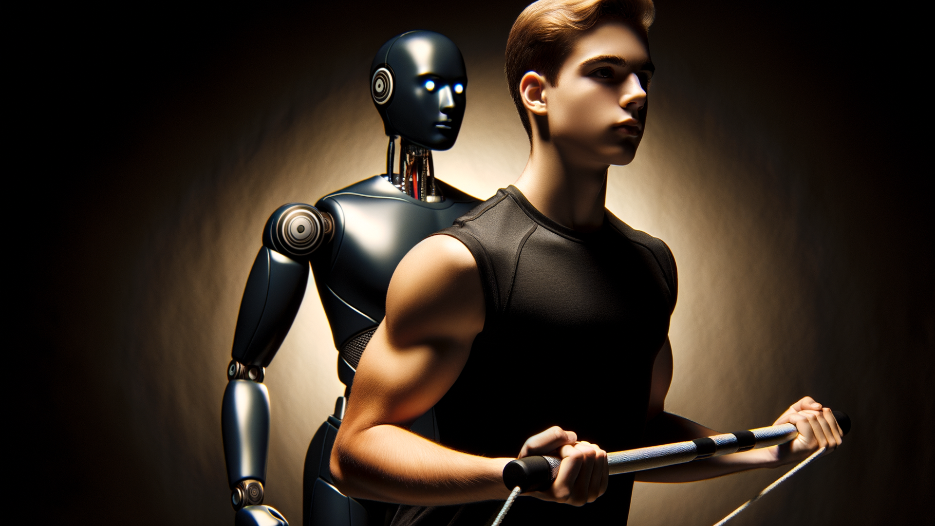 "Human and Robot: Future Fitness Partners"