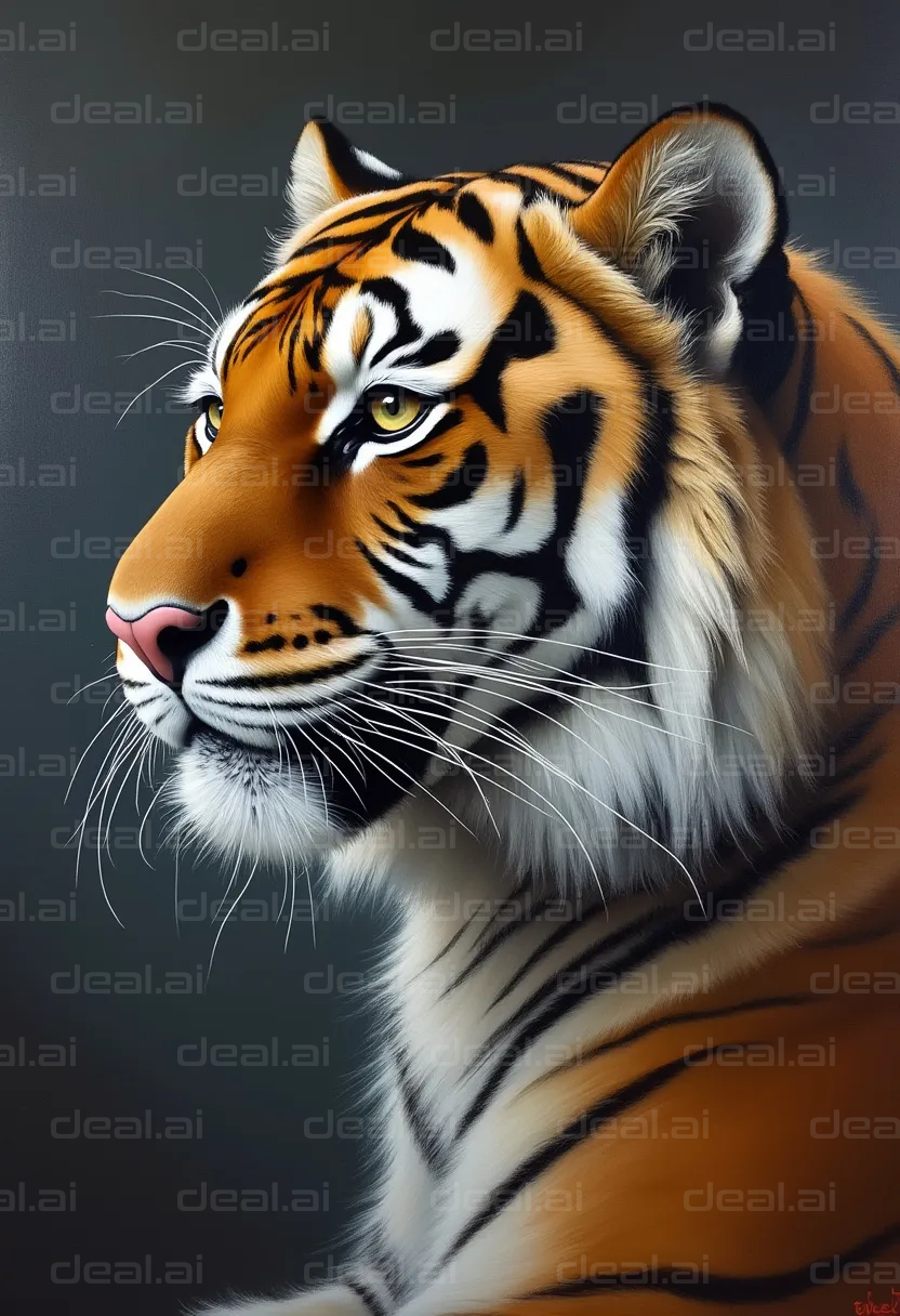 "Majestic Tiger Portrait"