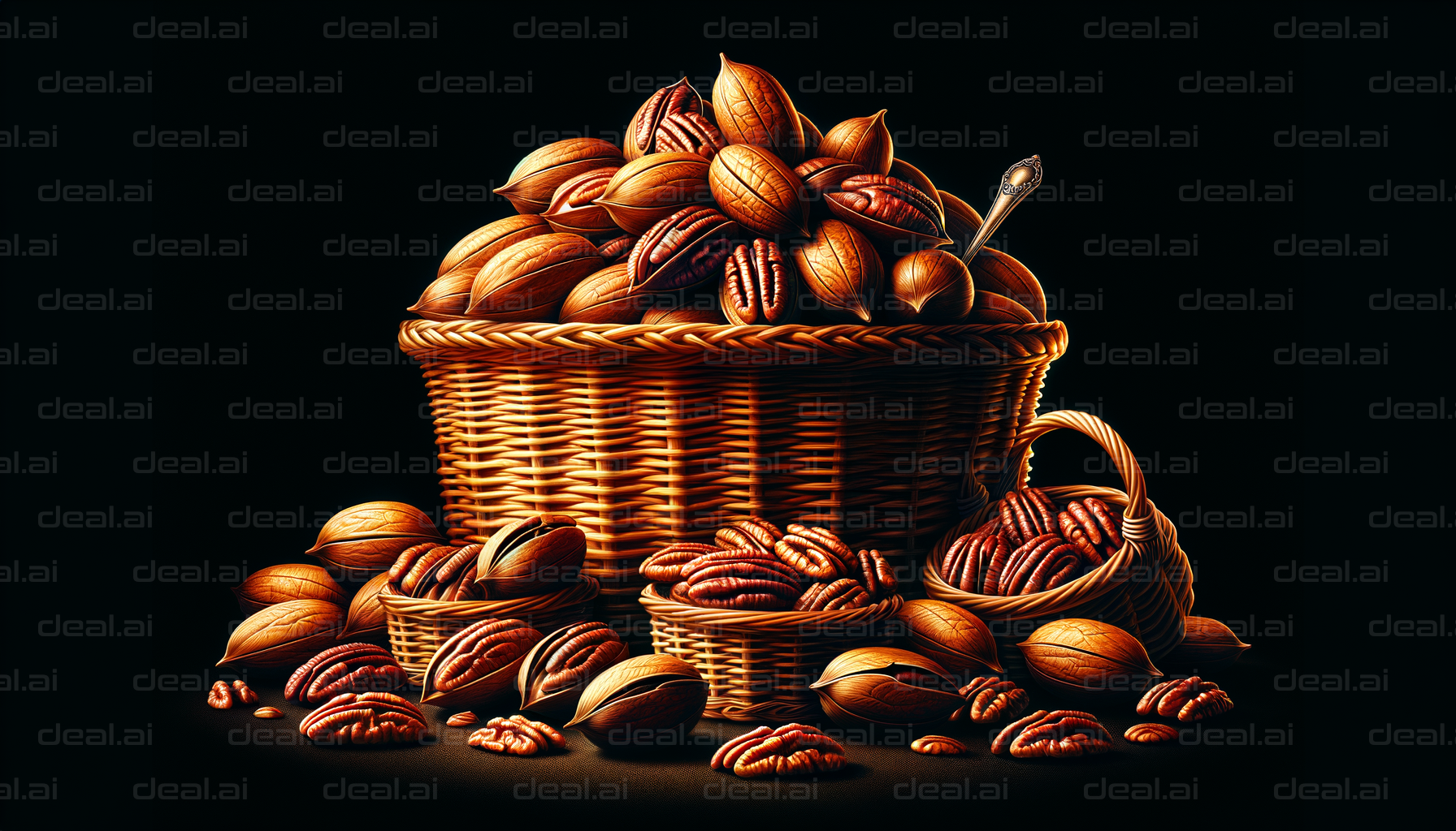 Baskets of Pecans