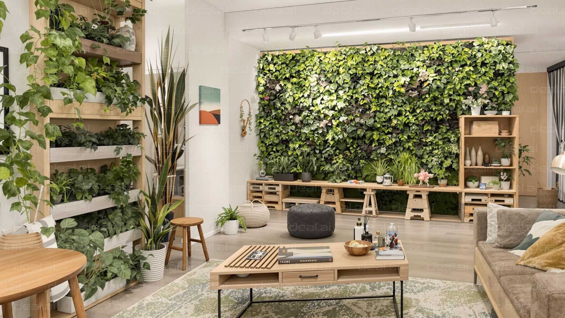 Modern Indoor Green Oasis