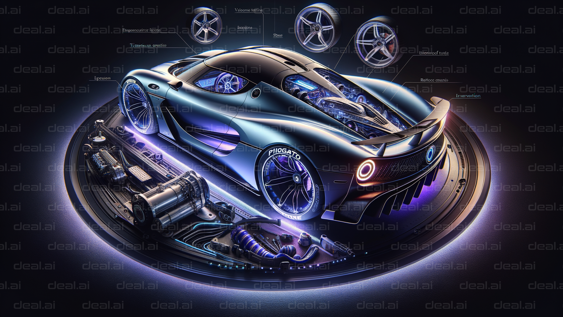 "High-Tech Supercar Design Breakdown"