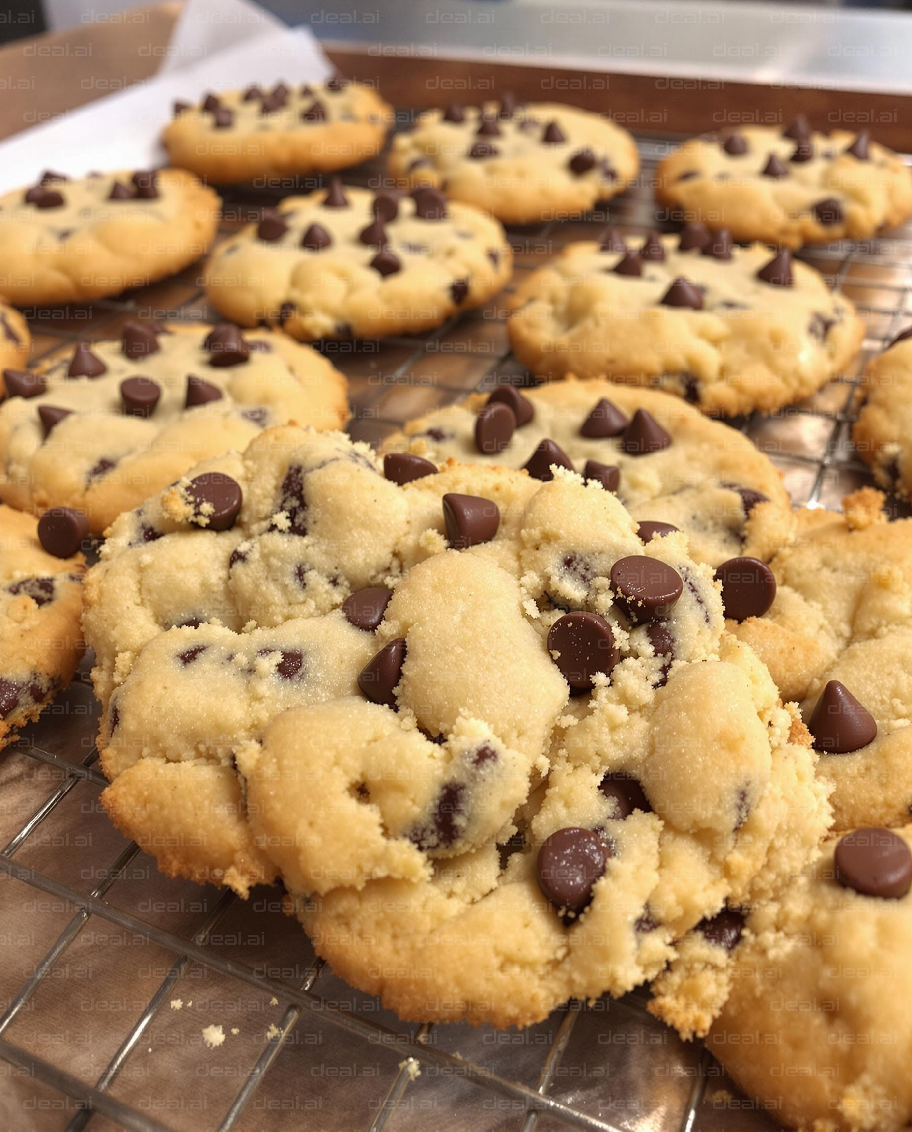 Freshly Baked Chocolate Chip Cookies