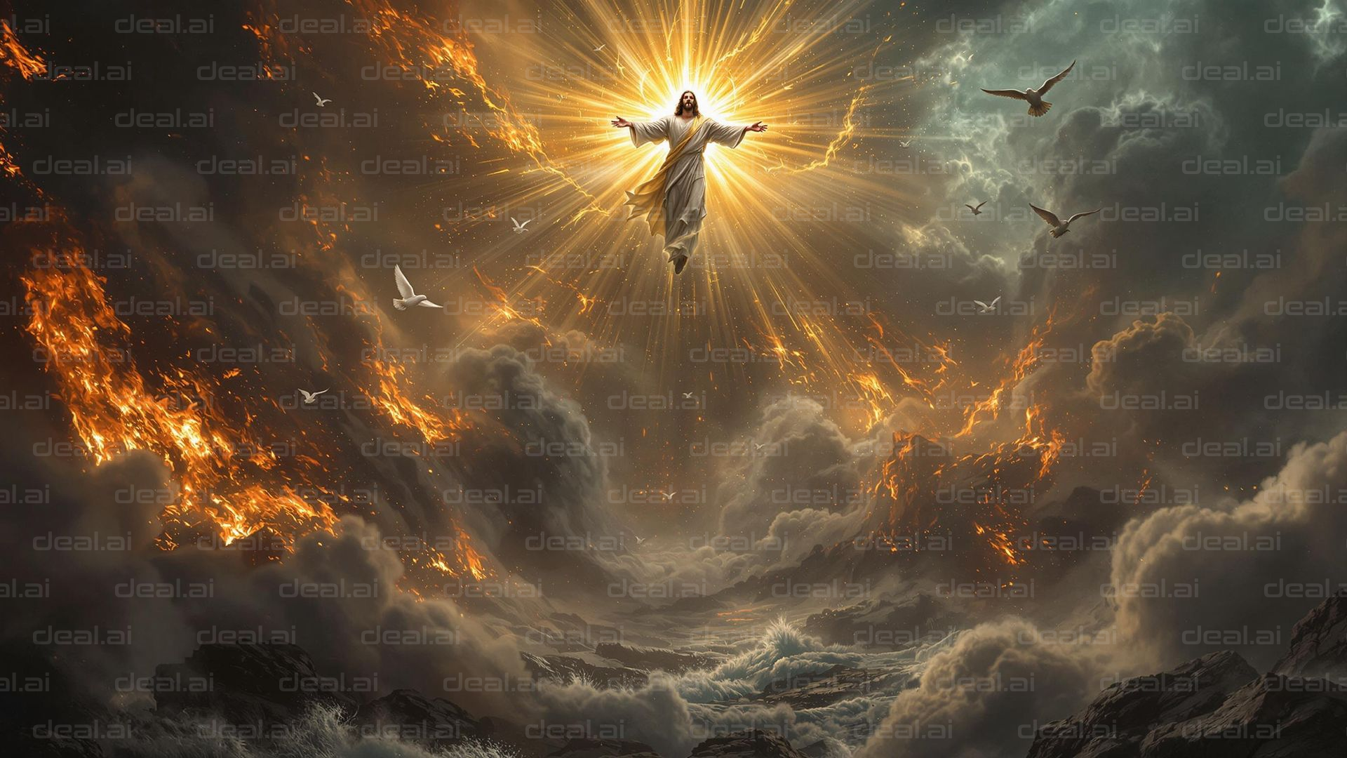 Heavenly Ascension Scene