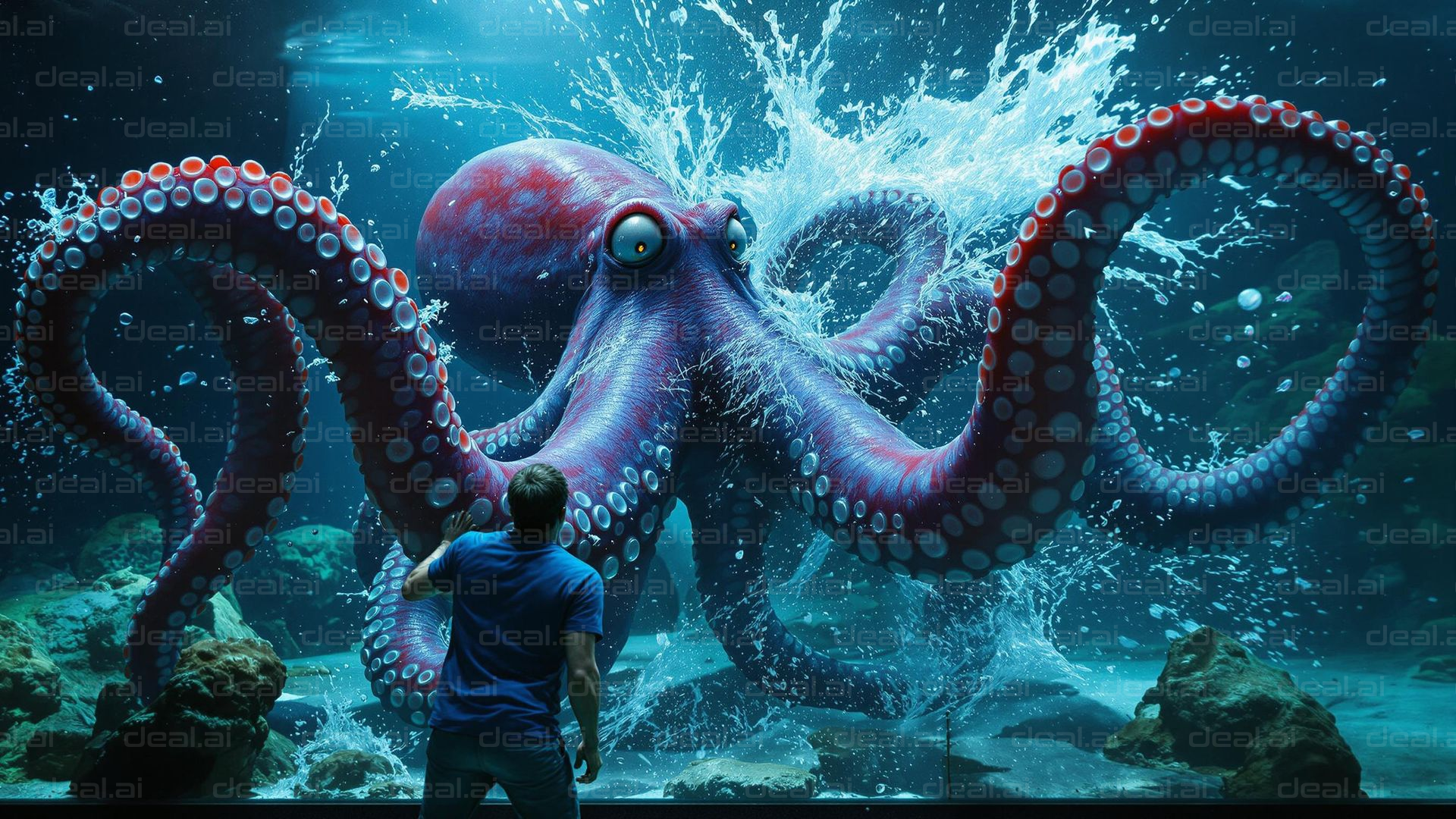 Giant Octopus Encounter